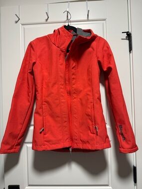 Bench Red Hooded Softshell Jacket